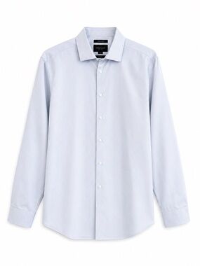 AWEARNESS Kenneth Cole Grey Pinstriped Slim Fit Dress Shirt – Size 17/Tall GUC